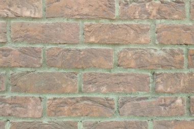 Tuğla işçiliğinin dokusu. Duvarın bir parçası.