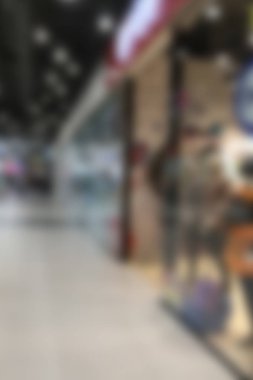 Blurred window background. Sales.