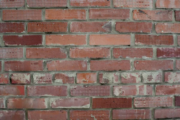 Texture Red Brick Walls Structure — Stock Photo, Image