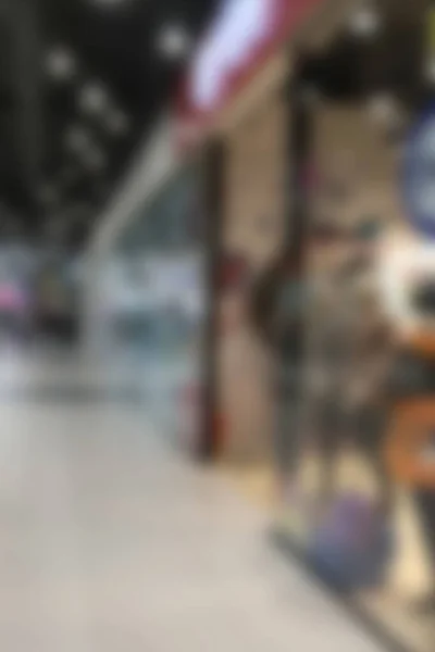 Blurred Background Shop Window Supermarket — Stock Photo, Image