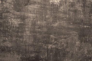 Black-and-white texture of a sheet of iron painted with paint, subject to corrosion from time.  