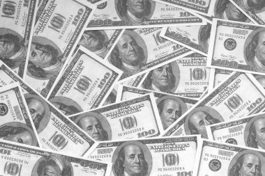 Amerikan dolarlarının dokusu. Para birimi fonları.