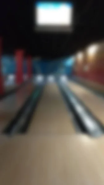 Bowling Maçının Arka Planı Bulanık Rekabet Aktif Eğlence Boş Zaman — Stok fotoğraf