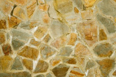 Duvarın dış kısmının dokusu granit taşlardan yapılmıştır. İnşaat, mimari.