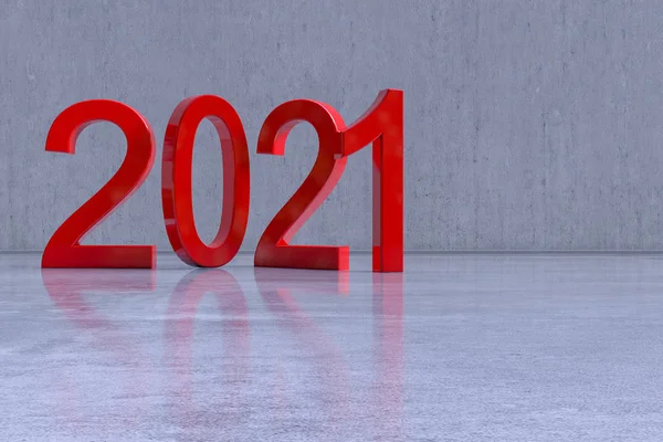 2021, laque rouge — Photo