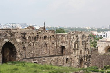 Hyderabad 'da Qutb Shah tarafından inşa edilen golconda kalesi.