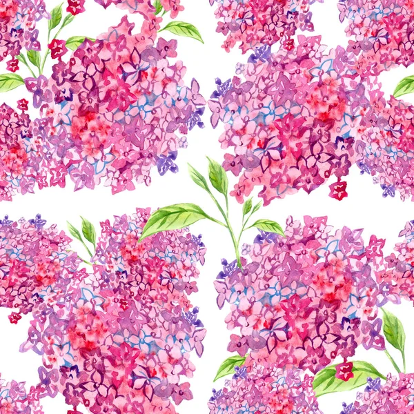 hydrangea flower pattern seamless