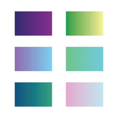 renk gradyanı palet vektör çizimi