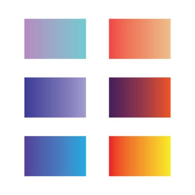 renk gradyanı palet vektör çizimi