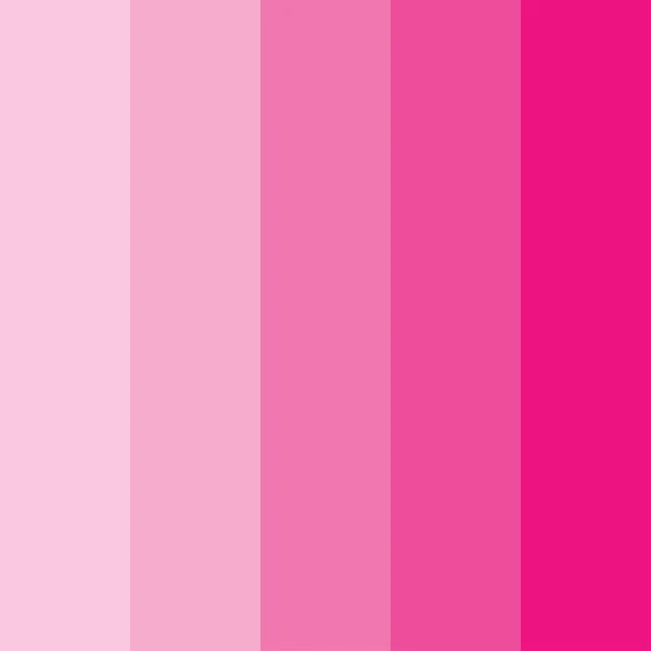 Set illustrazione vettoriale tavolozza colori rosa — Vettoriale Stock