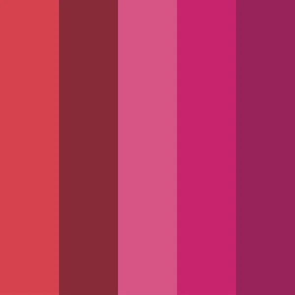 Rosa Farbpalette Vektor Illustration Set — Stockvektor