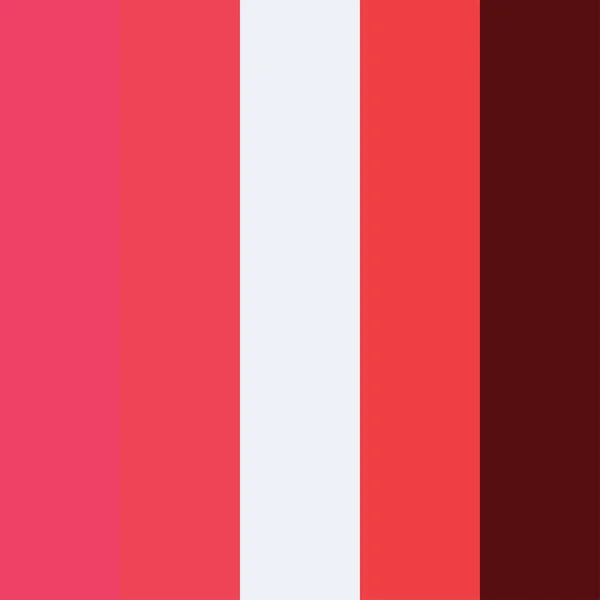 Rot Farbpalette Vektor Illustration Set — Stockvektor