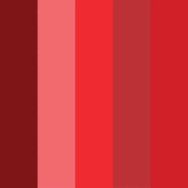 Red color palette vector illustration set — Stock Vector