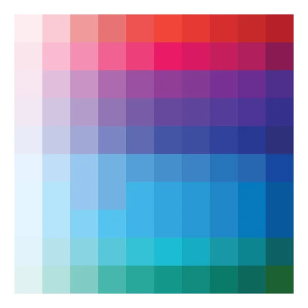 Colour set palette vector illustration — 스톡 벡터