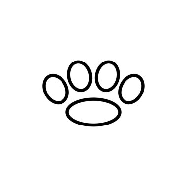 Pençe simgesi illüstrasyon izole vektör işareti simgesi