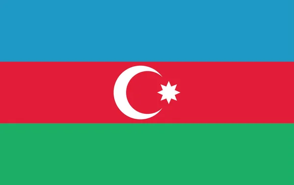 Illustration vectorielle du symbole du drapeau azerbaïdjanais — Image vectorielle