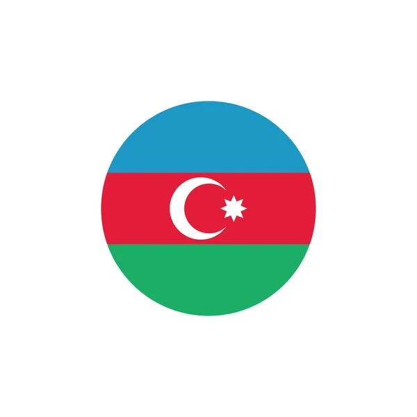 Illustration vectorielle du symbole du drapeau azerbaïdjanais — Image vectorielle