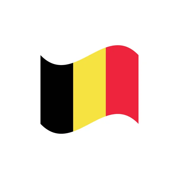 Vector illustration of Belgium flag sign symbol — Stock Vector