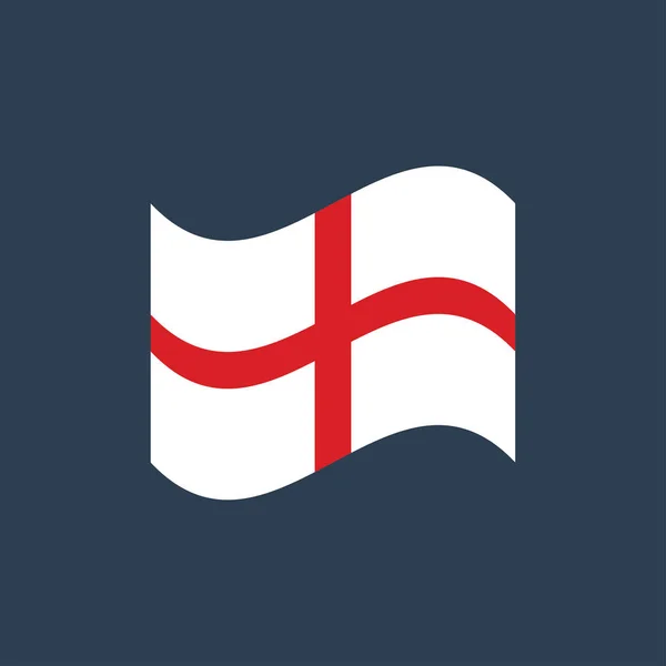 Vektorillustration der englischen Flagge — Stockvektor