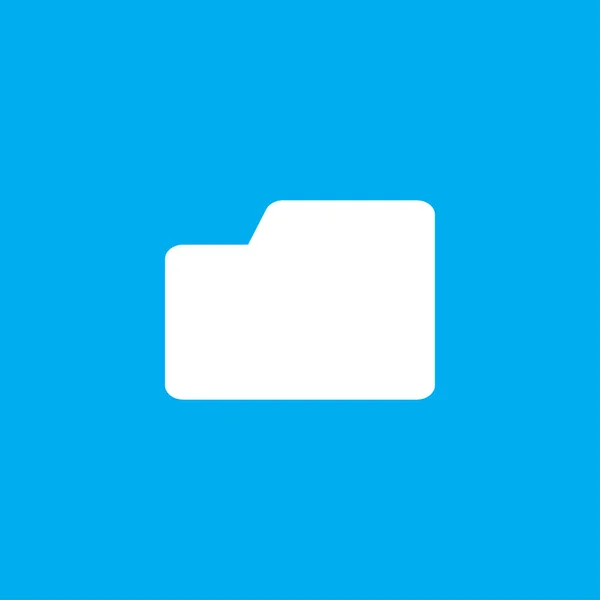 Folder icon for web and mobile — 스톡 벡터
