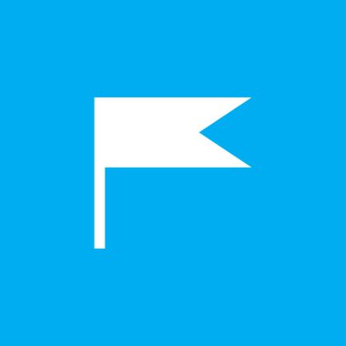 Web ve mobil için bayrak simgesi