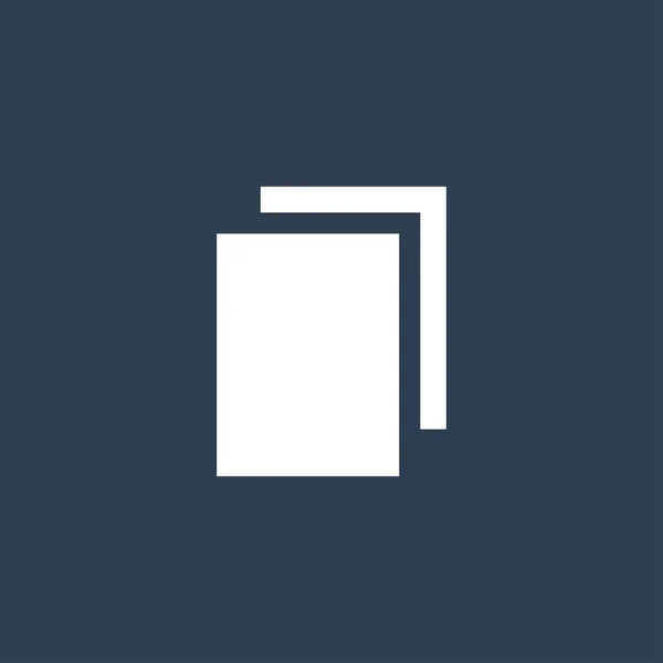 Paper icon for web and mobile — 스톡 벡터