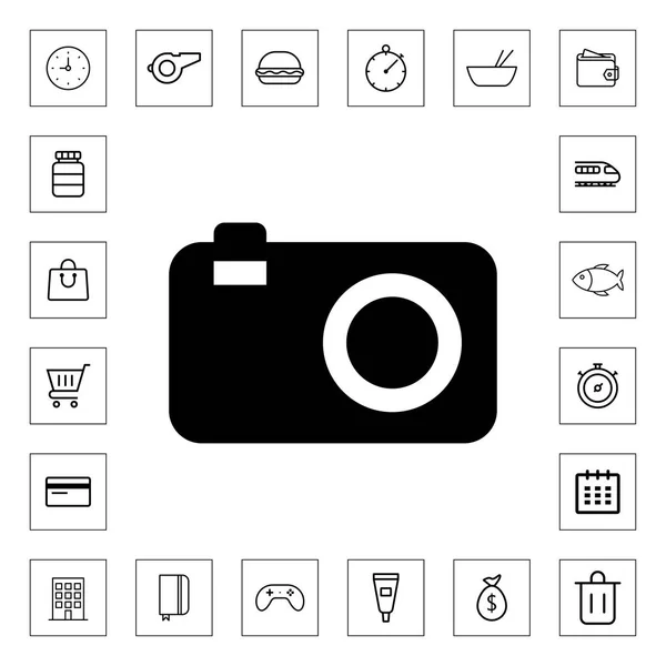 Camera Icon Web Mobile — Stock Vector