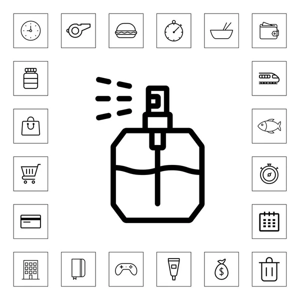Parfum Outline Icoon Voor Web Mobiel — Stockvector