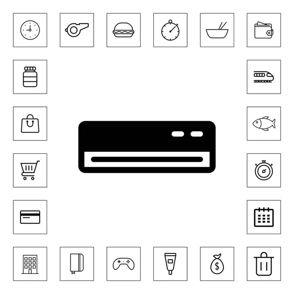 Web ve mobil için klima simgesi