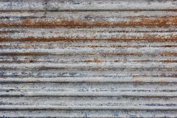 Alta resolução Rusty ferro ondulado textura fundo — Fotografia de Stock