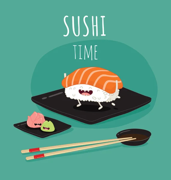 Sushi στιγμή πανό — Διανυσματικό Αρχείο