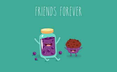 çizgi film karakterleri reçel ve muffin