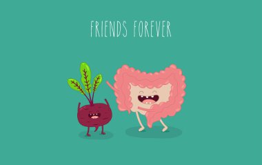 çizgi film karakterleri, bağırsak ve pancar