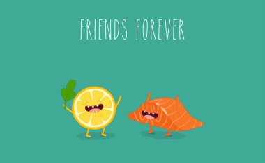 çizgi film karakterleri somon ve limon