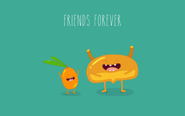 мультяшные персонажи облепихи
