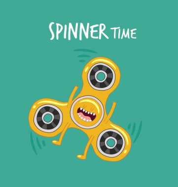 El spinner. Artan odak, stres için topluca oyuncak.   