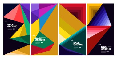 Sancak vektörü arkaplan renkli illüstrasyon 2020