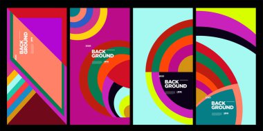 2020 arkaplan afişi renkli kart illüstrasyonu 2020