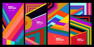 2020 arkaplan afişi renkli kart illüstrasyonu 2020