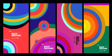 2020 arkaplan afişi renkli kart illüstrasyonu 2020