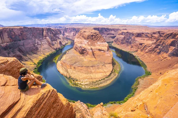 Grand Canyon Ulusal Parkı 'ndaki Horseshoe Bend, Arizona, Usa