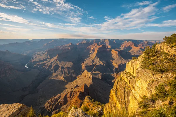 Paisaje Del Atardecer Del Parque Nacional Del Gran Cañón Arizona — Foto de Stock