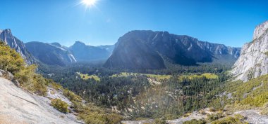 Yosemite Ulusal Parkı manzarası, Kaliforniya, ABD