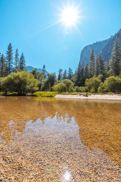 Lac Dans Parc National Yosemite Californie États Unis — Photo