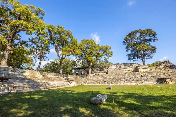 Pyramide Maya Dans Les Temples Copan Ruins Honduras — Photo