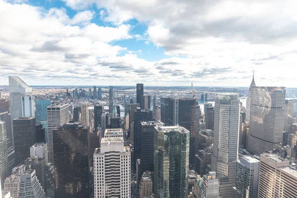Geweldig Uitzicht New York City Skyline Manhattan — Stockfoto