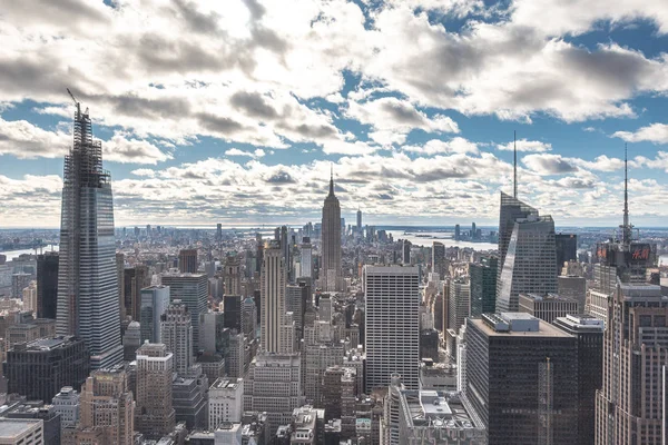 Geweldig Uitzicht New York City Skyline Manhattan — Stockfoto