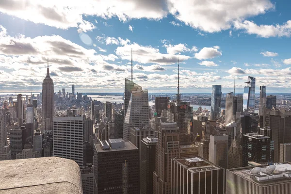 Prachtig Uitzicht Skyline Van New York City — Stockfoto