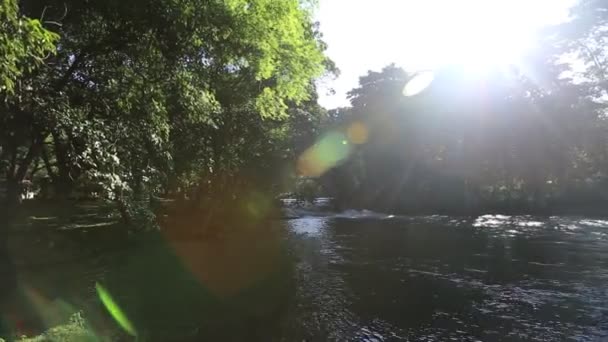 Водоспад Пулхапанзак Озері Йохоа Гондурас — стокове відео