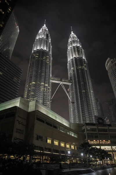 Petronas Twin Towers Twin Skyscrapers Kuala Lumpur Malaysia — 스톡 사진